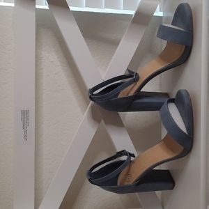 Blue high heels size 9